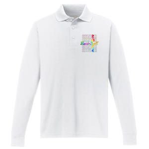 Class Of 2024 Senior Basketball Performance Long Sleeve Polo