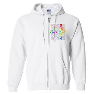 Class Of 2024 Senior Basketball Full Zip Hoodie