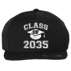 Class Of 2035 Grow With Me Graduation First Day Of School Love Wool Snapback Cap