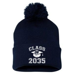 Class Of 2035 Grow With Me Graduation First Day Of School Love Pom Pom 12in Knit Beanie