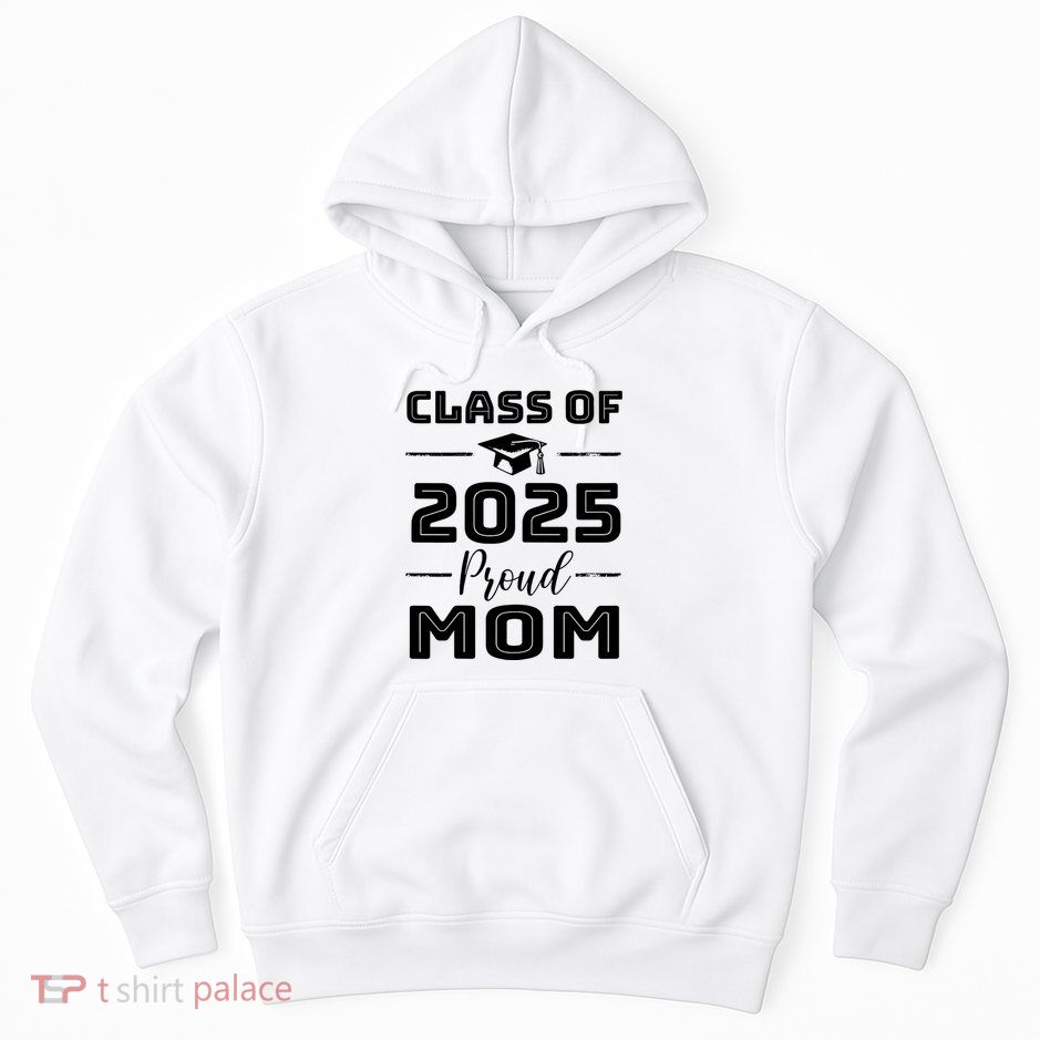 Class Of 2025 Senior 2025 Graduation Vintage School Mom 2025 Hoodie