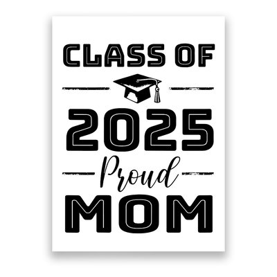Class Of 2025 Senior 2025 Graduation Vintage School Mom 2025 Poster