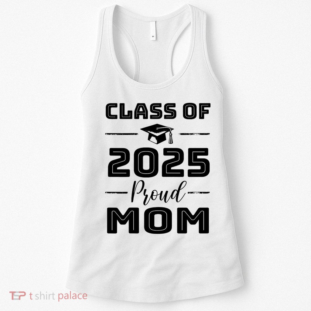 Class Of 2025 Senior 2025 Graduation Vintage School Mom 2025 Womens Tank Top