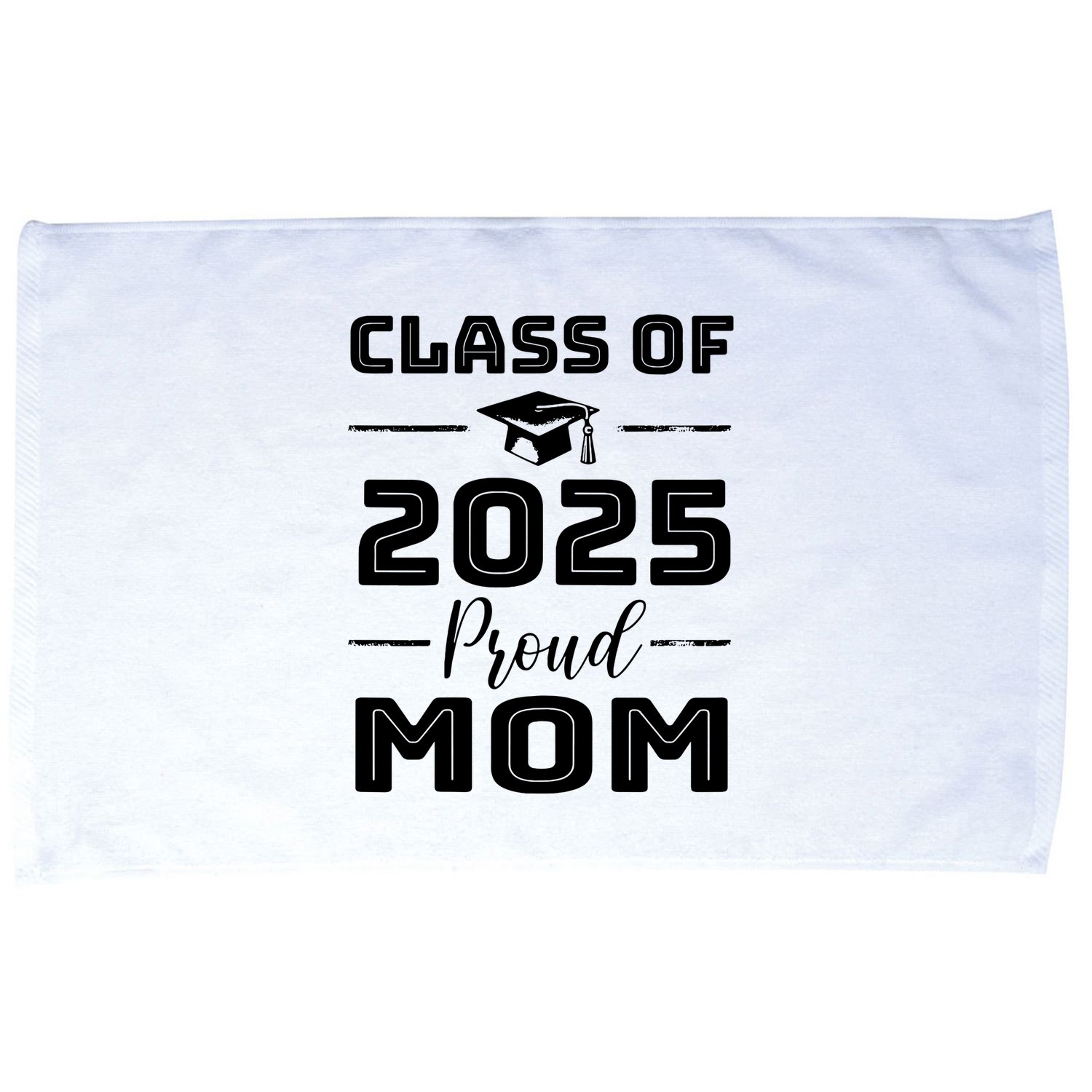 Class Of 2025 Senior 2025 Graduation Vintage School Mom 2025 Microfiber Hand Towel