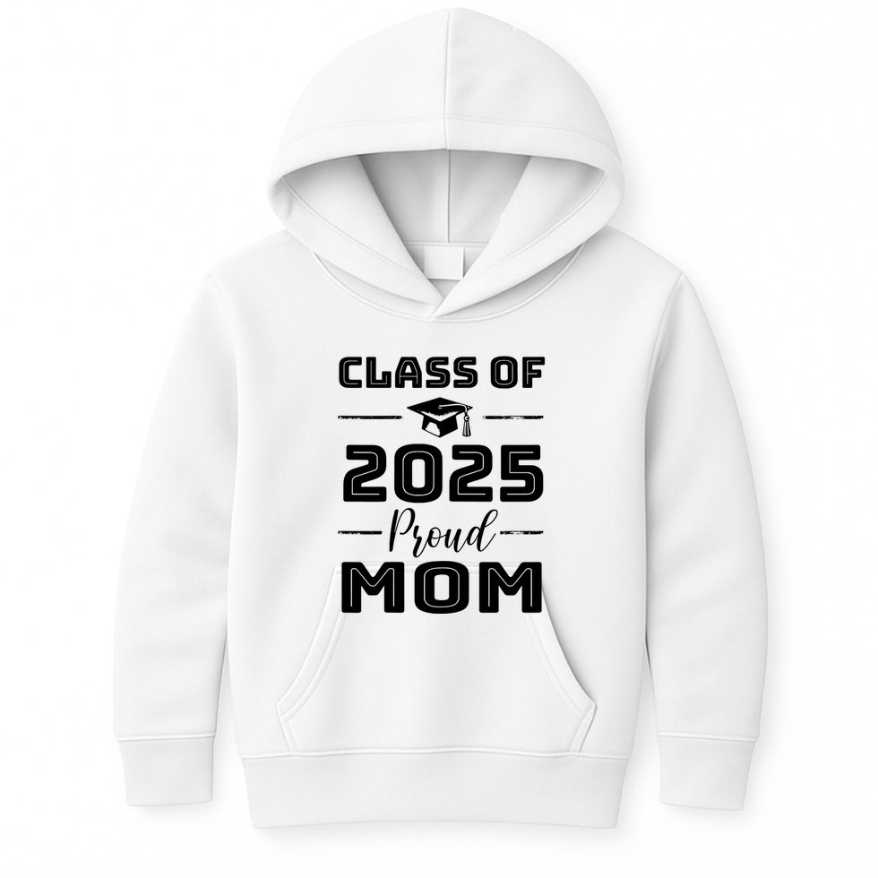 Class Of 2025 Senior 2025 Graduation Vintage School Mom 2025 Kids Hoodie