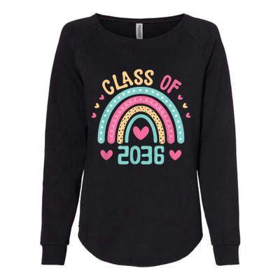 Class Of 2036 Grow With Me First Day Of School Graduation Womens California Wash Sweatshirt