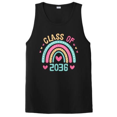 Class Of 2036 Grow With Me First Day Of School Graduation PosiCharge Competitor Tank