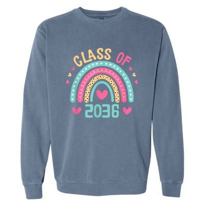 Class Of 2036 Grow With Me First Day Of School Graduation Garment-Dyed Sweatshirt