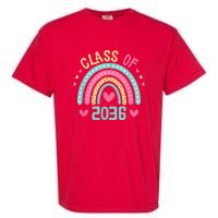 Class Of 2036 Grow With Me First Day Of School Graduation Garment-Dyed Heavyweight T-Shirt