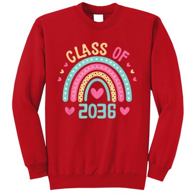 Class Of 2036 Grow With Me First Day Of School Graduation Sweatshirt