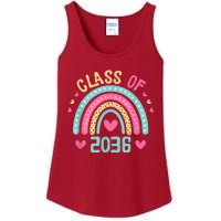 Class Of 2036 Grow With Me First Day Of School Graduation Ladies Essential Tank