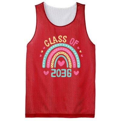 Class Of 2036 Grow With Me First Day Of School Graduation Mesh Reversible Basketball Jersey Tank