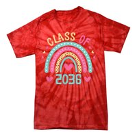 Class Of 2036 Grow With Me First Day Of School Graduation Tie-Dye T-Shirt