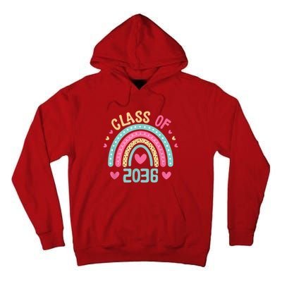 Class Of 2036 Grow With Me First Day Of School Graduation Tall Hoodie