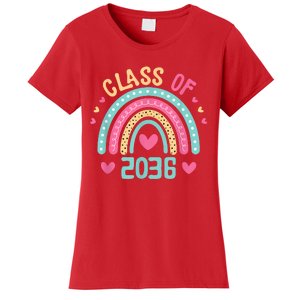 Class Of 2036 Grow With Me First Day Of School Graduation Women's T-Shirt