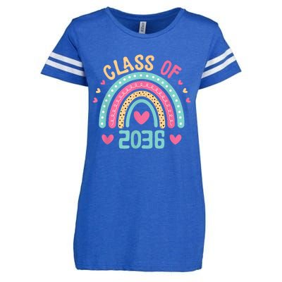 Class Of 2036 Grow With Me First Day Of School Graduation Enza Ladies Jersey Football T-Shirt