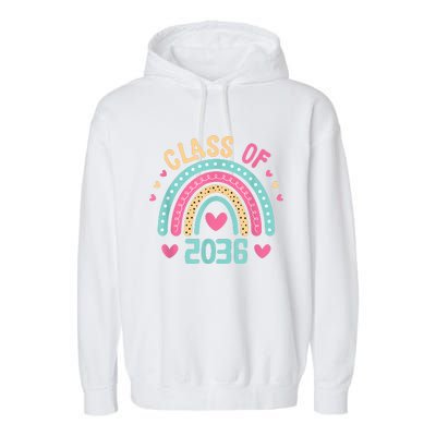 Class Of 2036 Grow With Me First Day Of School Graduation Garment-Dyed Fleece Hoodie