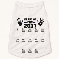 Class Of 2037 Grow With Me Handprint Prek 12th Grade Doggie Tank