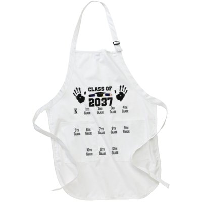 Class Of 2037 Grow With Me Handprint Prek 12th Grade Apron