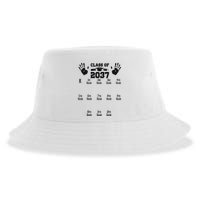 Class Of 2037 Grow With Me Handprint Prek 12th Grade Sustainable Bucket Hat