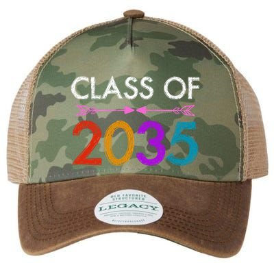 Class Of 2035 Cute Graduation Legacy Tie Dye Trucker Hat