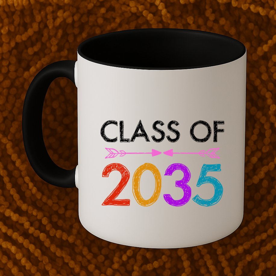 Class Of 2035 Cute Graduation Mug