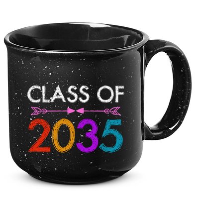 Class Of 2035 Cute Graduation 15oz Campfire Ceramic Mug