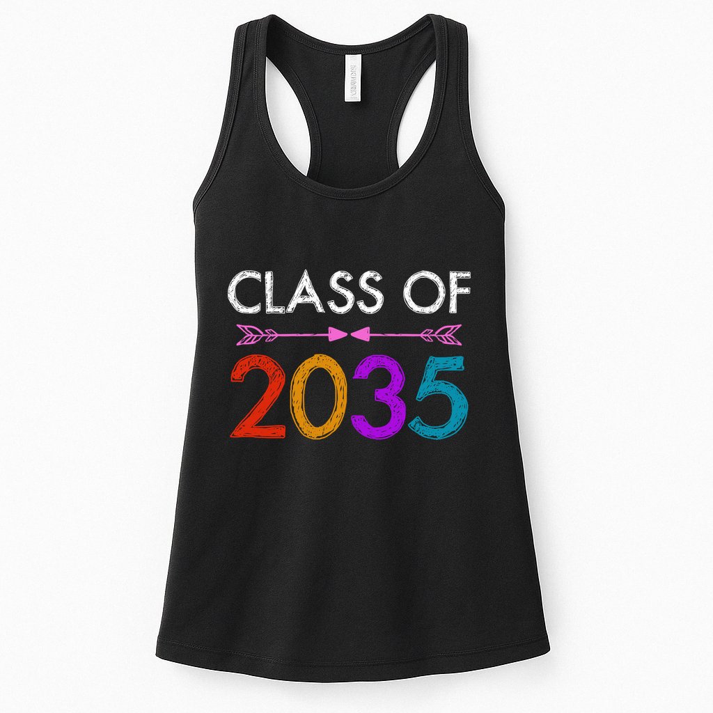 Class Of 2035 Cute Graduation Womens Tank Top