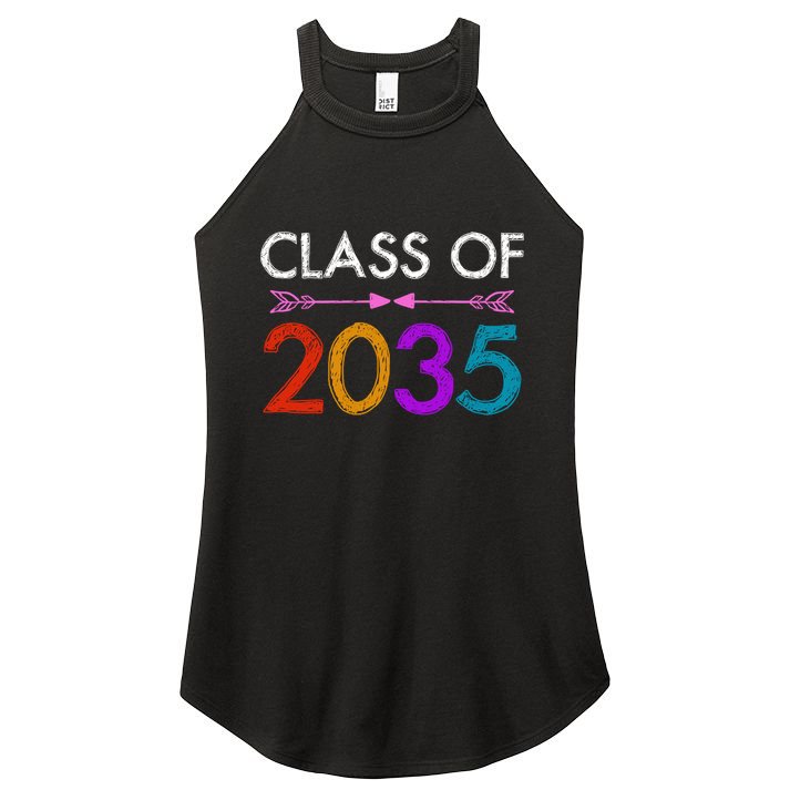 Class Of 2035 Cute Graduation Women's Perfect Tri Rocker Tank