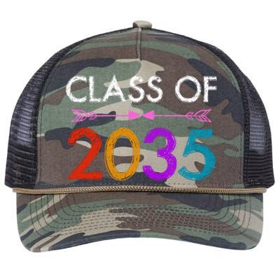 Class Of 2035 Cute Graduation Retro Rope Trucker Hat Cap