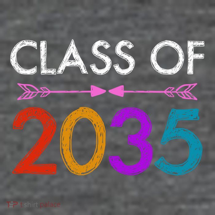 Class Of 2035 Cute Graduation T-Shirt