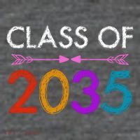 Class Of 2035 Cute Graduation Tall T-Shirt