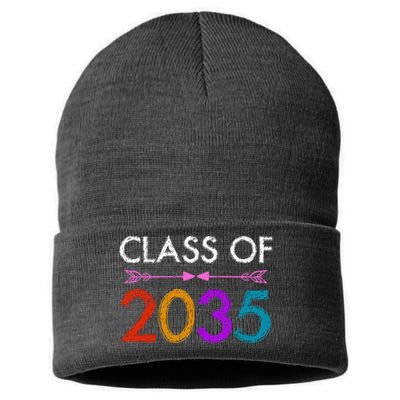 Class Of 2035 Cute Graduation Sustainable Knit Beanie