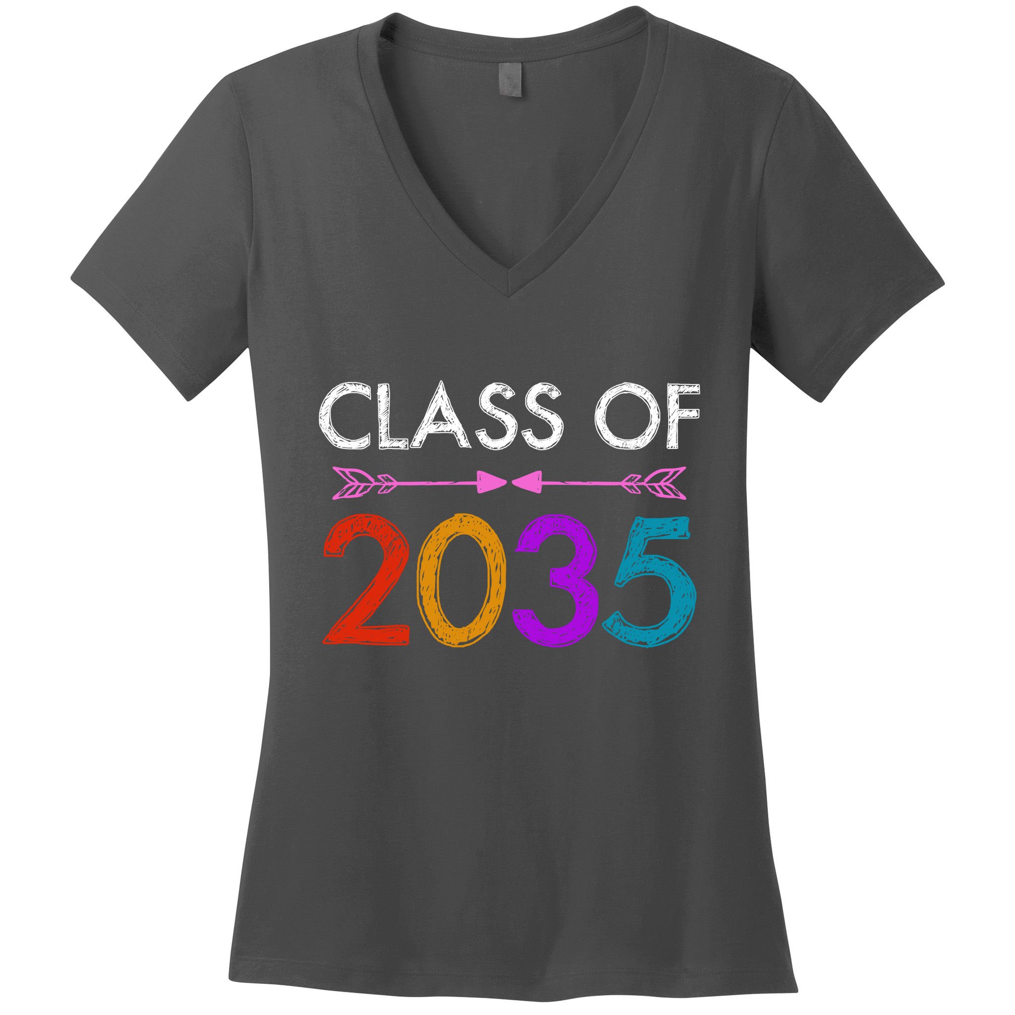 Class Of 2035 Cute Graduation Women's V-Neck T-Shirt