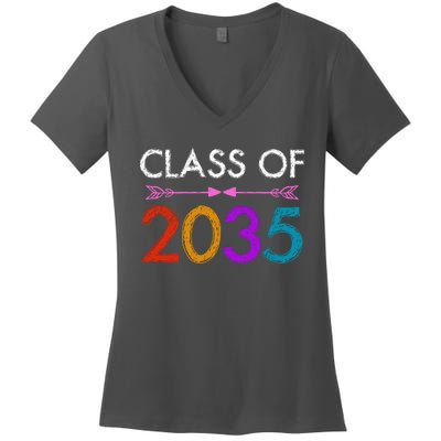 Class Of 2035 Cute Graduation Women's V-Neck T-Shirt