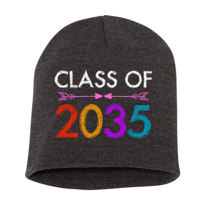 Class Of 2035 Cute Graduation Short Acrylic Beanie