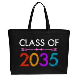 Class Of 2035 Cute Graduation Cotton Canvas Jumbo Tote