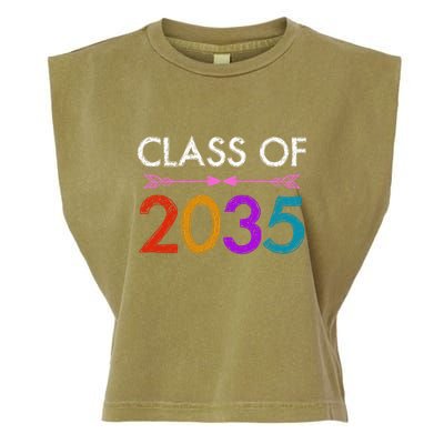 Class Of 2035 Cute Graduation Garment-Dyed Women's Muscle Tee