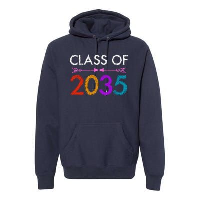 Class Of 2035 Cute Graduation Premium Hoodie