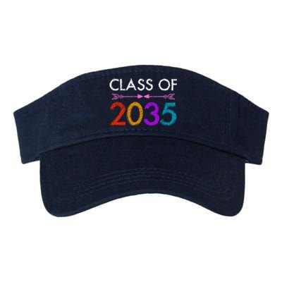 Class Of 2035 Cute Graduation Valucap Bio-Washed Visor