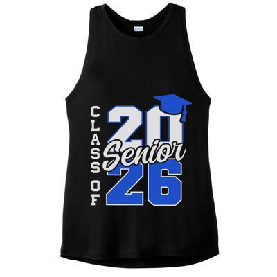 Class Of 2026 Senior 2026 Back To School 2025 Graduation Ladies PosiCharge Tri-Blend Wicking Tank