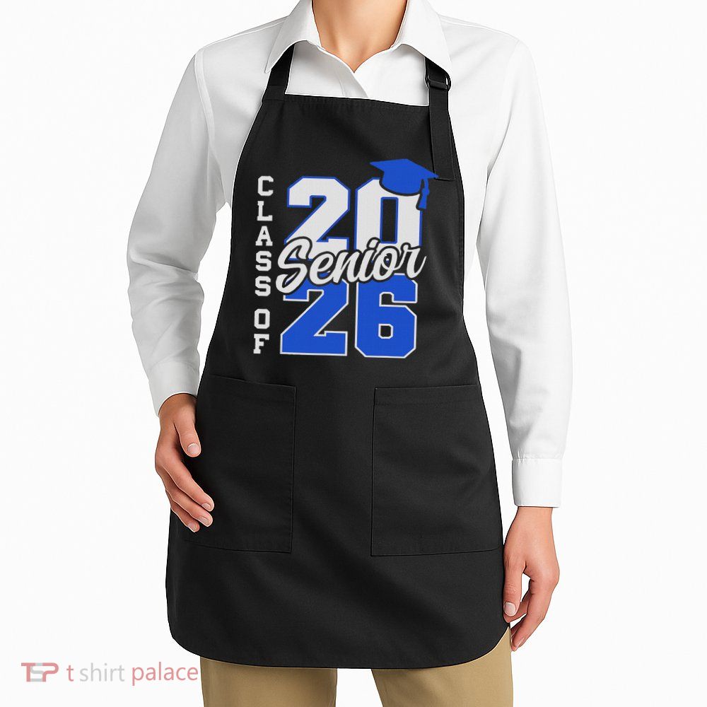 Class Of 2026 Senior 2026 Back To School 2025 Graduation Apron