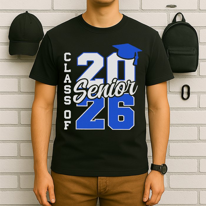 Class Of 2026 Senior 2026 Back To School 2025 Graduation T-Shirt