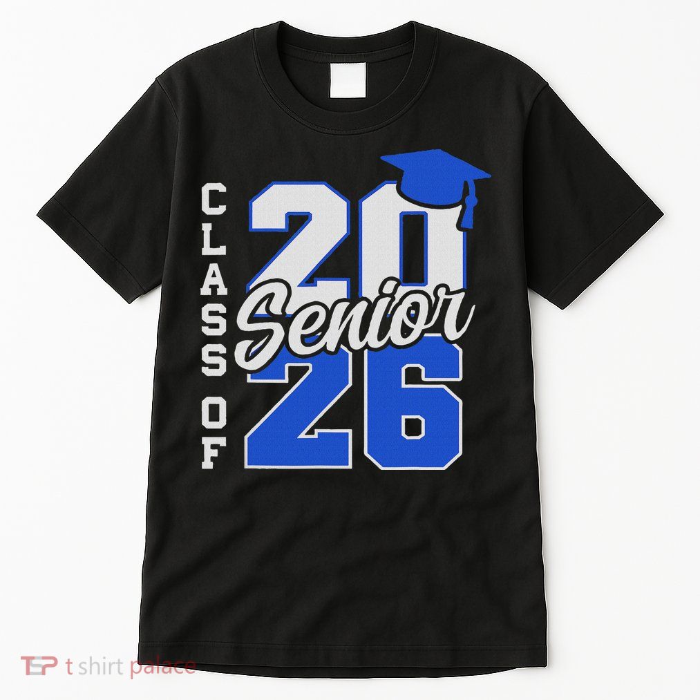 Class Of 2026 Senior 2026 Back To School 2025 Graduation Tall T-Shirt