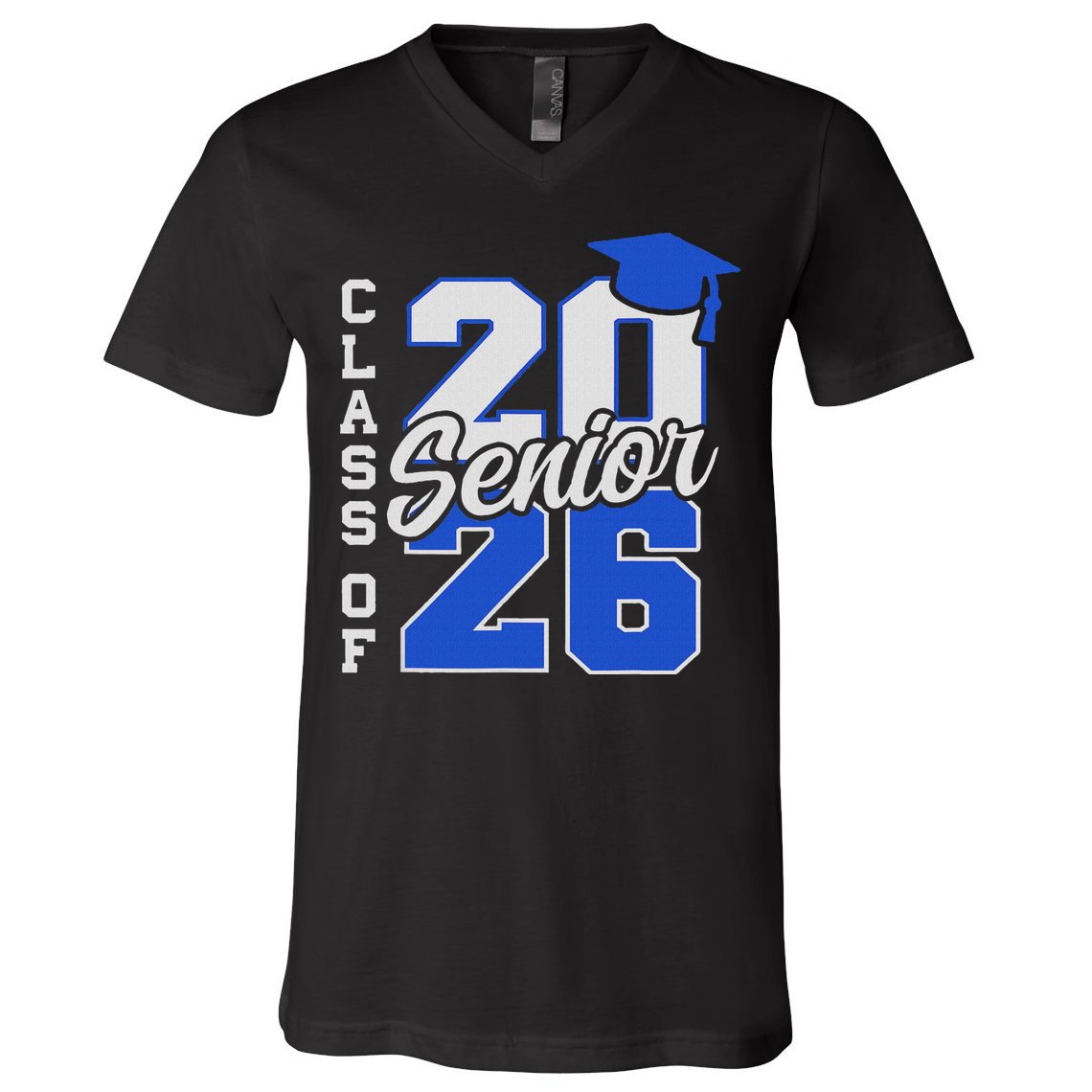 Class Of 2026 Senior 2026 Back To School 2025 Graduation V-Neck T-Shirt