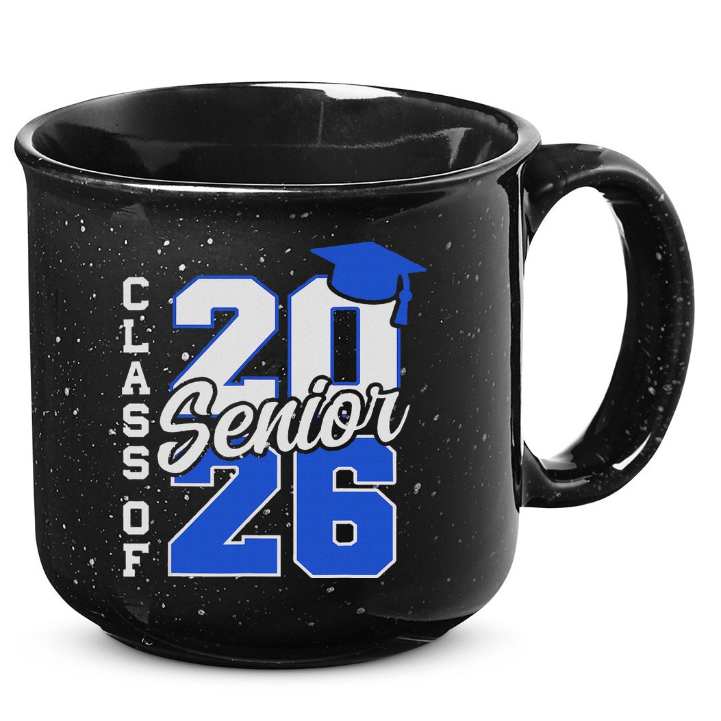 Class Of 2026 Senior 2026 Back To School 2025 Graduation 15oz Campfire Ceramic Mug