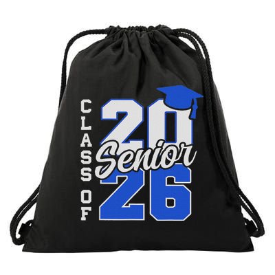 Class Of 2026 Senior 2026 Back To School 2025 Graduation Drawstring Bag