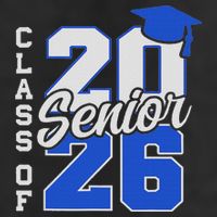 Class Of 2026 Senior 2026 Back To School 2025 Graduation 25L Jumbo Tote
