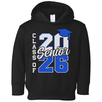 Class Of 2026 Senior 2026 Back To School 2025 Graduation Toddler Hoodie