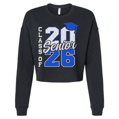 Class Of 2026 Senior 2026 Back To School 2025 Graduation Cropped Pullover Crew